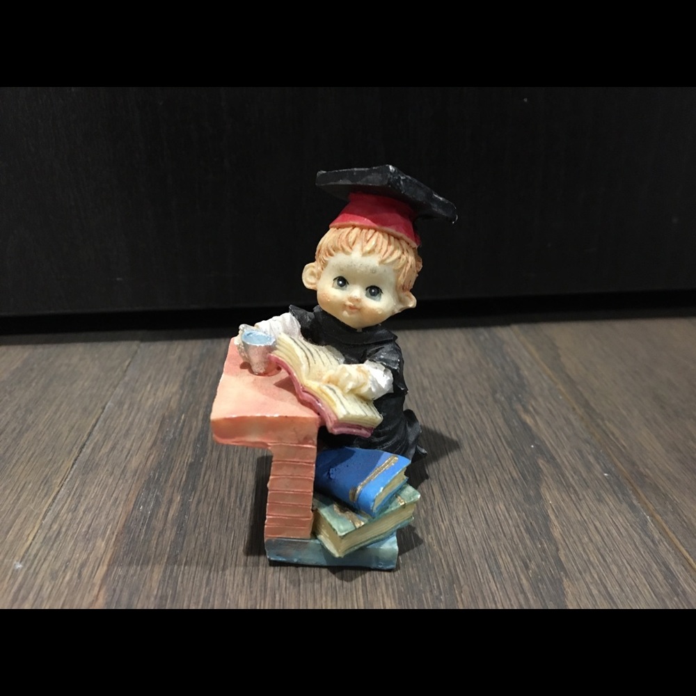 Graduation Boy Figurine Collectible